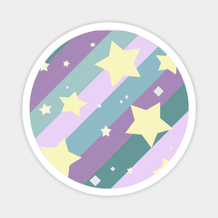 Magical Girl Transformation Stars Magnet